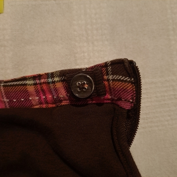 Gymboree girls size 8 plaid skirt with modesty shorts - Picture 5 of 6